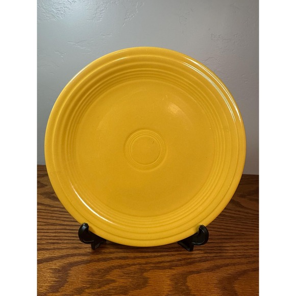 Fiestaware Other - Vintage Fiesta Yellow Luncheon Plates Glazed Ceramic Homer Laughlin
